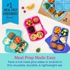 image:imageBentgo Easyboxes Stackable 5Compartment Lunch Boxes 8Piece Set  Reusable BPAFree Meal Prep Patented Design Microwave Dishwasher amp FreezerSafe ClassicJewel Brights