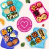 image:imageBentgo Easyboxes Stackable 5Compartment Lunch Boxes 8Piece Set  Reusable BPAFree Meal Prep Patented Design Microwave Dishwasher amp FreezerSafe ClassicJewel Brights