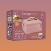 image:imageBentgo Heat Electric Lunch Bag amp Heated Lunch Box for Work amp Travel  ThermalInsulated Lunch Bag Nonstick Warming Plate Car amp Wall Power Cords Shoulder Strap White MarbleBlush