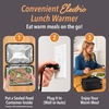 image:imageBentgo Heat Electric Lunch Bag amp Heated Lunch Box for Work amp Travel  ThermalInsulated Lunch Bag Nonstick Warming Plate Car amp Wall Power Cords Shoulder Strap White MarbleCarbon Black