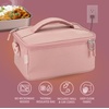 image:imageBentgo Heat Electric Lunch Bag amp Heated Lunch Box for Work amp Travel  ThermalInsulated Lunch Bag Nonstick Warming Plate Car amp Wall Power Cords Shoulder Strap White MarbleBlush