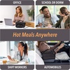 image:imageBentgo Heat Electric Lunch Bag amp Heated Lunch Box for Work amp Travel  ThermalInsulated Lunch Bag Nonstick Warming Plate Car amp Wall Power Cords Shoulder Strap White MarbleCarbon Black