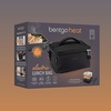 image:imageBentgo Heat Electric Lunch Bag amp Heated Lunch Box for Work amp Travel  ThermalInsulated Lunch Bag Nonstick Warming Plate Car amp Wall Power Cords Shoulder Strap White MarbleCarbon Black