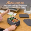 image:imageBentgo Heat Electric Lunch Box amp Portable Food Warmer for Work amp Travel  Heated Lunch Box 41Cup Stainless Steel Container Leakproof Lid Wall amp Car Power Cords LatteObsidian