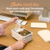 image:imageBentgo Heat Electric Lunch Box amp Portable Food Warmer for Work amp Travel  Heated Lunch Box 41Cup Stainless Steel Container Leakproof Lid Wall amp Car Power Cords LatteLatte