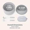 image:imageBentgo Insulated Food Jar 212 oz Snack Compartment Retractable Utensils  VacuumInsulated Stainless Steel LeakResistant Wide Mouth BPAFree GrayGray