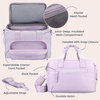 image:imageBentgo Insulated Lunch Bag ExtraLarge Capacity Lightweight  PEVA Insulation Adjustable Shoulder Strap Exterior Storage Compartment Durable Nylon ObsidianLavender