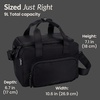 image:imageBentgo Insulated Lunch Bag ExtraLarge Capacity Lightweight  PEVA Insulation Adjustable Shoulder Strap Exterior Storage Compartment Durable Nylon ObsidianObsidian