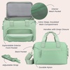 image:imageBentgo Insulated Lunch Bag ExtraLarge Capacity Lightweight  PEVA Insulation Adjustable Shoulder Strap Exterior Storage Compartment Durable Nylon ObsidianClay Green