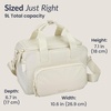 image:imageBentgo Insulated Lunch Bag ExtraLarge Capacity Lightweight  PEVA Insulation Adjustable Shoulder Strap Exterior Storage Compartment Durable Nylon ObsidianBone