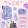 image:imageBentgo Kids 2in1 Backpack amp Insulated Lunch Bag with Padded Straps  16 Kids School Backpack for Travel amp Sleepovers WaterResistant Large Compartments amp Water Bottle Pocket Blue SpeckleLavender Galaxy
