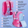 image:imageBentgo Kids 2in1 Backpack amp Insulated Lunch Bag with Padded Straps  16 Kids School Backpack for Travel amp Sleepovers WaterResistant Large Compartments amp Water Bottle Pocket Blue SpeckleRainbows and Butterflies