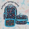 image:imageBentgo Kids 2in1 Backpack amp Insulated Lunch Bag with Padded Straps  16 Kids School Backpack for Travel amp Sleepovers WaterResistant Large Compartments amp Water Bottle Pocket Blue SpeckleDinosaur