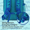 image:imageBentgo Kids 2in1 Backpack amp Insulated Lunch Bag with Padded Straps  16 Kids School Backpack for Travel amp Sleepovers WaterResistant Large Compartments amp Water Bottle Pocket Blue SpeckleShark