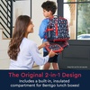 image:imageBentgo Kids 2in1 Backpack amp Insulated Lunch Bag with Padded Straps  16 Kids School Backpack for Travel amp Sleepovers WaterResistant Large Compartments amp Water Bottle Pocket Blue SpeckleRocket