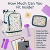image:imageBentgo Kids 2in1 Backpack amp Insulated Lunch Bag with Padded Straps  16 Kids School Backpack for Travel amp Sleepovers WaterResistant Large Compartments amp Water Bottle Pocket Blue SpeckleFriendly Skies