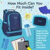 image:imageBentgo Kids 2in1 Backpack amp Insulated Lunch Bag with Padded Straps  16 Kids School Backpack for Travel amp Sleepovers WaterResistant Large Compartments amp Water Bottle Pocket Blue SpeckleConfetti Edition  Abyss Blue