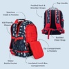 image:imageBentgo Kids 2in1 Backpack amp Insulated Lunch Bag with Padded Straps  16 Kids School Backpack for Travel amp Sleepovers WaterResistant Large Compartments amp Water Bottle Pocket Blue SpeckleRocket