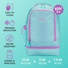 image:imageBentgo Kids 2in1 Backpack amp Insulated Lunch Bag with Padded Straps  16 Kids School Backpack for Travel amp Sleepovers WaterResistant Large Compartments amp Water Bottle Pocket Blue SpeckleMermaid Scales