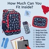 image:imageBentgo Kids 2in1 Backpack amp Insulated Lunch Bag with Padded Straps  16 Kids School Backpack for Travel amp Sleepovers WaterResistant Large Compartments amp Water Bottle Pocket Blue SpeckleRocket