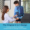 image:imageBentgo Kids 2in1 Backpack amp Insulated Lunch Bag with Padded Straps  16 Kids School Backpack for Travel amp Sleepovers WaterResistant Large Compartments amp Water Bottle Pocket Blue SpeckleConfetti Edition  Abyss Blue