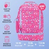 image:imageBentgo Kids 2in1 Backpack amp Insulated Lunch Bag with Padded Straps  16 Kids School Backpack for Travel amp Sleepovers WaterResistant Large Compartments amp Water Bottle Pocket Blue SpeckleRainbows and Butterflies