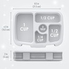 image:imageBentgo Kids BentoStyle 5Compartment LeakProof Lunch Box  Ideal Portion Sizes for Ages 37 Durable DropProof Dishwasher Safe PFAS amp BPAFree Materials BlueGlitter Edition  Silver