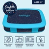 image:imageBentgo Kids BentoStyle 5Compartment LeakProof Lunch Box  Ideal Portion Sizes for Ages 37 Durable DropProof Dishwasher Safe PFAS amp BPAFree Materials BlueConfetti Edition  Abyss Blue