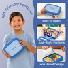 image:imageBentgo Kids BentoStyle 5Compartment LeakProof Lunch Box  Ideal Portion Sizes for Ages 37 Durable DropProof Dishwasher Safe PFAS amp BPAFree Materials BlueBlue