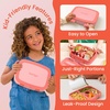image:imageBentgo Kids BentoStyle 5Compartment LeakProof Lunch Box  Ideal Portion Sizes for Ages 37 Durable DropProof Dishwasher Safe PFAS amp BPAFree Materials BlueCoral