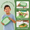 image:imageBentgo Kids BentoStyle 5Compartment LeakProof Lunch Box  Ideal Portion Sizes for Ages 37 Durable DropProof Dishwasher Safe PFAS amp BPAFree Materials BlueGreen