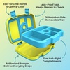 image:imageBentgo Kids BentoStyle 5Compartment LeakProof Lunch Box  Ideal Portion Sizes for Ages 37 Durable DropProof Dishwasher Safe PFAS amp BPAFree Materials BlueCitrus Yellow