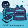 image:imageBentgo Kids BentoStyle 5Compartment LeakProof Lunch Box  Ideal Portion Sizes for Ages 37 Durable DropProof Dishwasher Safe PFAS amp BPAFree Materials BlueConfetti Edition  Abyss Blue