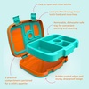 image:imageBentgo Kids BentoStyle 5Compartment LeakProof Lunch Box  Ideal Portion Sizes for Ages 37 Durable DropProof Dishwasher Safe PFAS amp BPAFree Materials BlueOrange