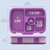 image:imageBentgo Kids BentoStyle 5Compartment LeakProof Lunch Box  Ideal Portion Sizes for Ages 37 Durable DropProof Dishwasher Safe PFAS amp BPAFree Materials BluePurple