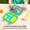 image:imageBentgo Kids BentoStyle 5Compartment LeakProof Lunch Box  Ideal Portion Sizes for Ages 37 Durable DropProof Dishwasher Safe PFAS amp BPAFree Materials BlueCitrus Yellow