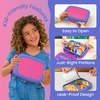 image:imageBentgo Kids BentoStyle 5Compartment LeakProof Lunch Box  Ideal Portion Sizes for Ages 37 Durable DropProof Dishwasher Safe PFAS amp BPAFree Materials BlueFuchsia