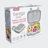 image:imageBentgo Kids BentoStyle 5Compartment LeakProof Lunch Box  Ideal Portion Sizes for Ages 37 Durable DropProof Dishwasher Safe PFAS amp BPAFree Materials BlueGlitter Edition  Silver