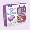 image:imageBentgo Kids BentoStyle 5Compartment LeakProof Lunch Box  Ideal Portion Sizes for Ages 37 Durable DropProof Dishwasher Safe PFAS amp BPAFree Materials BluePurple