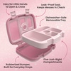 image:imageBentgo Kids BentoStyle 5Compartment LeakProof Lunch Box  Ideal Portion Sizes for Ages 37 Durable DropProof Dishwasher Safe PFAS amp BPAFree Materials BlueGlitter Edition  Petal Pink