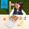 image:imageBentgo Kids BentoStyle 5Compartment LeakProof Lunch Box  Ideal Portion Sizes for Ages 37 Durable DropProof Dishwasher Safe PFAS amp BPAFree Materials BlueGlitter Edition  Silver
