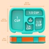 image:imageBentgo Kids BentoStyle 5Compartment LeakProof Lunch Box  Ideal Portion Sizes for Ages 37 Durable DropProof Dishwasher Safe PFAS amp BPAFree Materials BlueOrange
