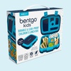 image:imageBentgo Kids BentoStyle 5Compartment LeakProof Lunch Box  Ideal Portion Sizes for Ages 37 Durable DropProof Dishwasher Safe PFAS amp BPAFree Materials BlueConfetti Edition  Abyss Blue