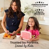 image:imageBentgo Kids BentoStyle 5Compartment LeakProof Lunch Box  Ideal Portion Sizes for Ages 37 Durable DropProof Dishwasher Safe PFAS amp BPAFree Materials BlueGlitter Edition  Petal Pink