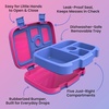 image:imageBentgo Kids BentoStyle 5Compartment LeakProof Lunch Box  Ideal Portion Sizes for Ages 37 Durable DropProof Dishwasher Safe PFAS amp BPAFree Materials BlueFuchsia