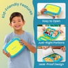 image:imageBentgo Kids BentoStyle 5Compartment LeakProof Lunch Box  Ideal Portion Sizes for Ages 37 Durable DropProof Dishwasher Safe PFAS amp BPAFree Materials BlueCitrus Yellow