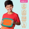 image:imageBentgo Kids BentoStyle 5Compartment LeakProof Lunch Box  Ideal Portion Sizes for Ages 37 Durable DropProof Dishwasher Safe PFAS amp BPAFree Materials BlueOrange