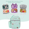 image:imageBentgo Kids Insulated WaterResistant Reusable Lunch Tote  Lightweight amp Durable Lunch Bag with Water Bottle Holder amp Mesh Pocket Fits Lunch Box amp Water Bottle For Ages 3 DinosaurPuppy