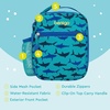 image:imageBentgo Kids Insulated WaterResistant Reusable Lunch Tote  Lightweight amp Durable Lunch Bag with Water Bottle Holder amp Mesh Pocket Fits Lunch Box amp Water Bottle For Ages 3 DinosaurSharks