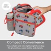 image:imageBentgo Kids Insulated WaterResistant Reusable Lunch Tote  Lightweight amp Durable Lunch Bag with Water Bottle Holder amp Mesh Pocket Fits Lunch Box amp Water Bottle For Ages 3 DinosaurTrucks